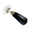 Saint Mode Cordovan Keychain with Shoehorn, black/blue