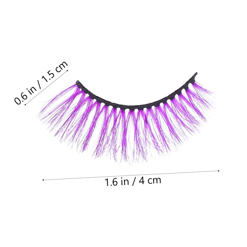 Ipetboom 10pcs 3d Color Lashes Cluster Lashes False Eyelashes Thick