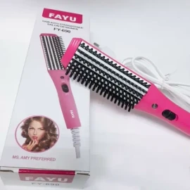 Mini Cepillo Fayu Alasiador De Cabello Para Viajes Full