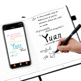 Smart Pen and Notebook - Smartpen Writing Set, Digital Smart pens for Note Taking, Real-time Sync for Digitizing, Storing, and Sharing Paper Notes, Compatible with ipad, iPhone and Android Smartphone