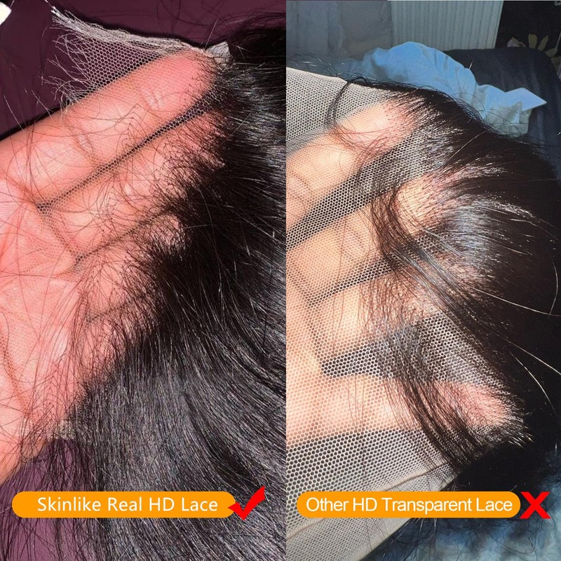 MEODI 13x4 Skinlike HD Lace Frontal Only, Bleached Small Knot