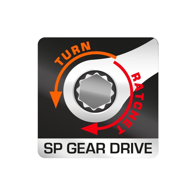 SP TOOLS, SP17012, Reversible Ratchet Mischschlüssel - 12 mm