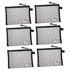 DOITOOL 10 Bolsas de Malla para Maquillaje, Bolsa de Viaje Portátil con Cremallera, Bolsa para Cosméticos, Estuche para Lápices, Para Cosmético, Organizador de Lápices, Accesorios de Viaje