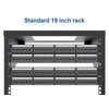 FGB 48-Port Cat6 Patch Panel, 2U 19" Rackmount or Wall