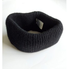 Frost Super warm 95% cashmere 5% merino wool headband Hats (Black)