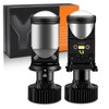 YSY 2Pcs 60W/Pair Lamp H4 Led Mini led Lens Projector