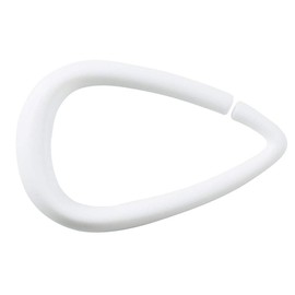 Spirella Drop 10.14716 Shower Curtain Loops White Plastic