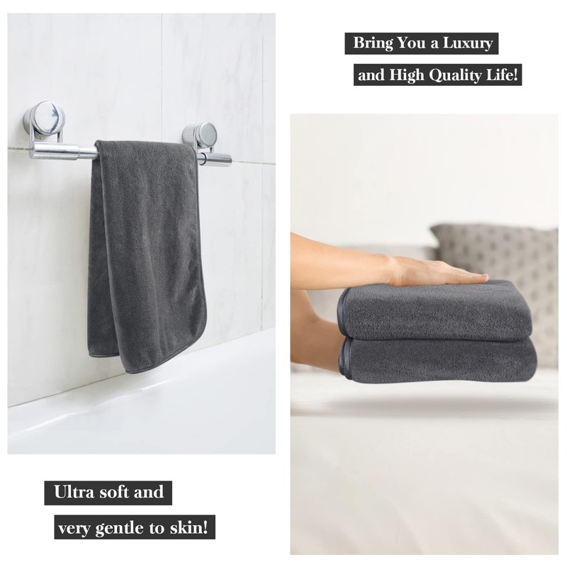 KinHwa Hand Towels, 40 x 76 cm, 100% Microfibre Guest