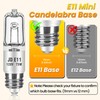 Blakapoo JDE11 120V 100W Halogen Light Bulbs, T4 Mini Candelabra