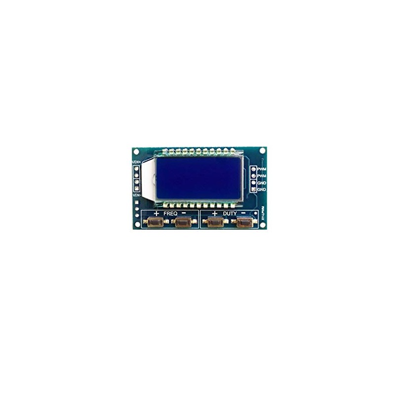 KKHMF 2PCS LCD Display PWM Pulse Frequency Duty Cycle Adjustable