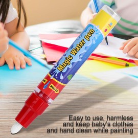 Baby Watercolor Pen，2pcs/set Baby Water Coloring Pens Drawing Pen for Children Magic Painting Mat Book Kids Gift Water Doodle Pens Replacement Water