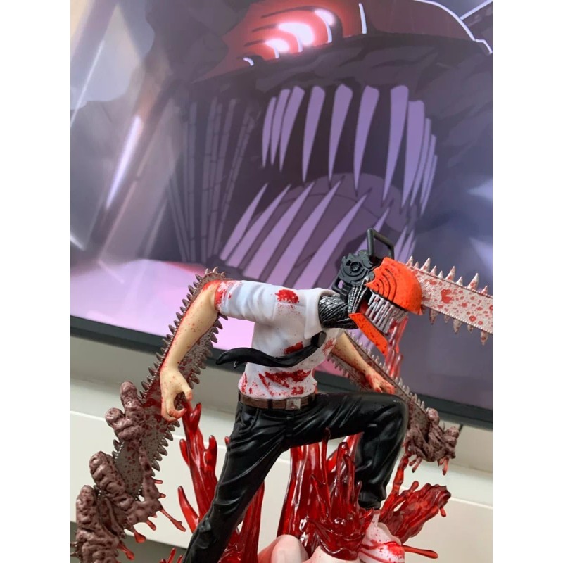Jextech Figura Anime Hombre Motosierra Chainsaw Man 29 Cm