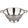 ibili 711114 Salatseiher mit Fuß 14 cm, Edelstahl, silber, 14
