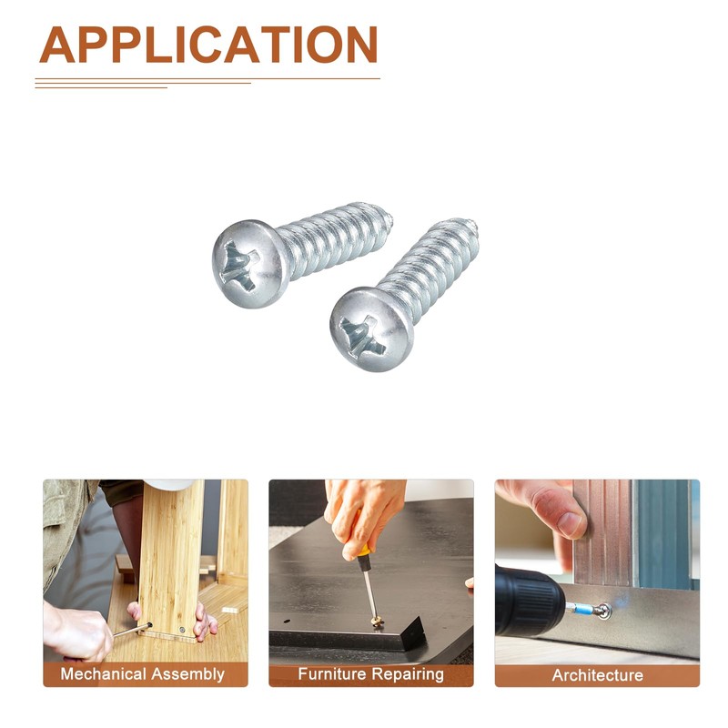 DTGN #6x3/4" Phillips Pan Head Self-tapping Screw - 65Pack -