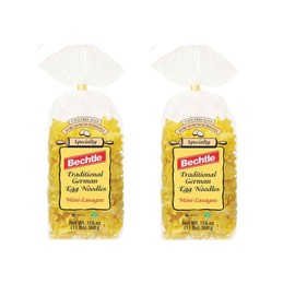 Bechtle Mini Lasagna Traditional German Cage Free Egg Noodles 17.6 ounce (Pack of 2)