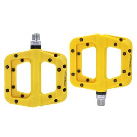 FOOKER MTB Pedals Mountain Bike Pedals 3 Bearing Non-Slip Lightweight Nylon Fiber Bicycle Platform Pedals for BMX MTB 9/16"