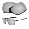 Polarized Replacement Lenses for Oakley Deviation - Silver Mirrored Coating