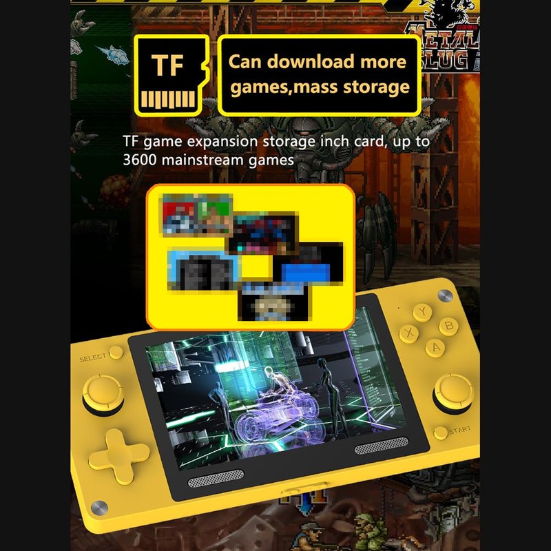 A380 Retro Game Console 4.0 inch IPS Screen Handheld Game
