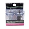 Items 4U! Salt And Pepper Mills, Clear Acrylic, Ceramic Grinders,