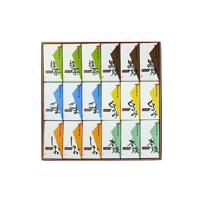 Kaishindo Iwatanido Yokan, Bite Size, Yokan, Yokan, 18 Pieces, 6