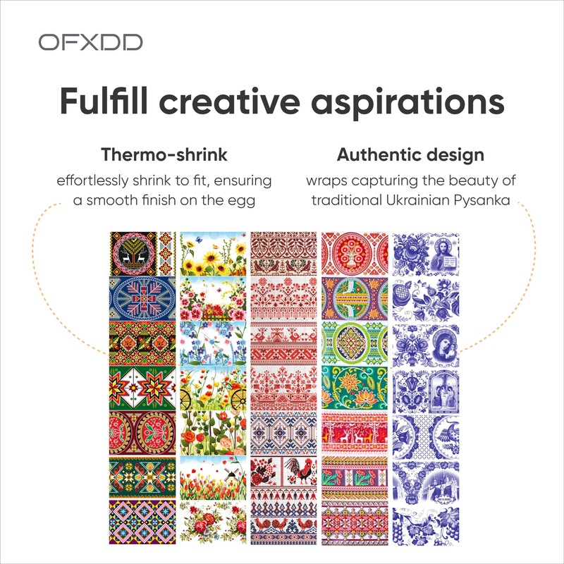 35 Pcs Easter Egg Wraps Set - Othtodox Easter Egg