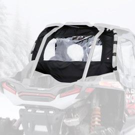 KEMIMOTO XP 1000 Soft Rear Window, Openable Full Back Window Easy Install Easy Removal Portable Rear Windshield Compatible with 2014+ Polaris RZR XP/XP 4 1000, 2016+ Polaris RZR XP/XP 4 Turbo