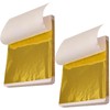 200 Sheets Gold Leaf Sheets Gold Leaf Foil Paper for