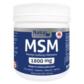 Naka Platinum Naka Msm 1800mg, Relieve Joint Pain, 300 gram