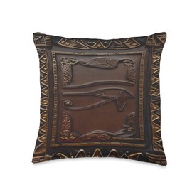 Eye Of Egyptian Symbolism Horus - Creative And Occult Magic Throw Pillow