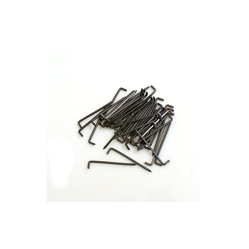 Design61 50 x console hooks, steel hooks, square wire, diameter
