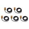 5Pcs Proximity Switch NPN Normally Closed IP65 28Hz Working Frequency