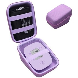 L LTGEM Estuche LTGEM compatible con monitores de presión arterial OMRON Bronze BP5100 / BP5000 / 5 Series BP742N / BP7200, morado (solo estuche)