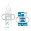 Dr. Brown's Milestones 100% Silicone Baby Bottle Handles, Narrow, Removable