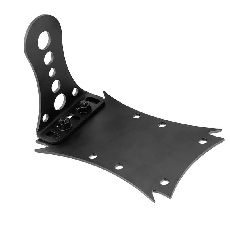 Motorcycle Retro Side Mount License Plate Tag Holder Bracket License