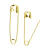 Dritz Brass, 3/4" and 7/8", 80 Count Safety Pins