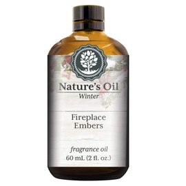 Fireplace Embers Fragrance Oil (60ml) For Diffusers, Soap Making, Candles, Lotion, Home Scents, Linen Spray, Bath Bombs, Slime