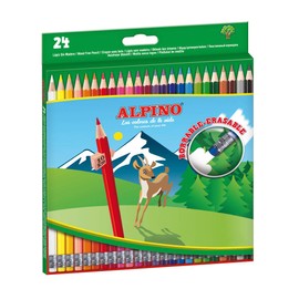 Alpino 24 Erasable Colouring Pencils