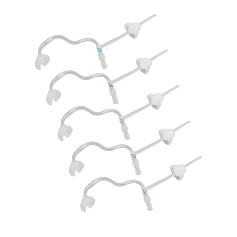 5pcs Sound Amplifier Tubes Single Layer Eartips Replacement Accessory Reduce