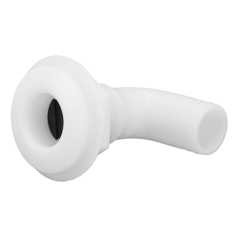 Marine Thru Hull Connector Leakproof Ergonomic Reliable Rugged 90° Thru