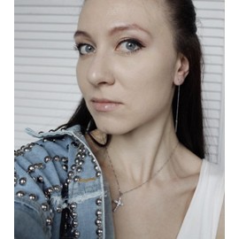 BLACKLILY 925 Sterling Silver Cross Necklace for Women - Sparkling Cubic Zirconia Cross Pendant - Hypoallergenic, Elegant Religious Jewelry, Faith Necklace Gift for Women (Necklace)