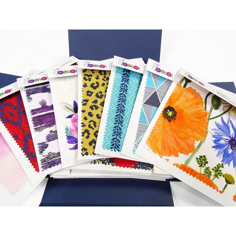 Soimoi Fabric Swatches Samples Bundle, Includes 32 Different Natural &
