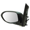 TRQ Driver Side Mirror Assembly Power Textured Black Foldaway Compatible