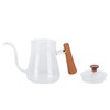 Coffee Kettle Pour Over High Borosilicate Glass Heat Resistant Round