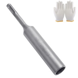 SDS Plus Ground Rod Driver for 5/8”& 3/4” Ground Rods,Heavy Duty Ground Rod Bit Driver for Hammer Drill,Fits Bosch Dewalt Hilti Milwaukee Rotary Hammer Drill Tools,etc.SDS Plus Bits（170mm/6.7in）