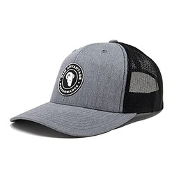 RAM ADVANTAGE Trucker Hat Performance Patch - Mesh Snapback OSFA (Heather Black)