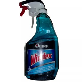 Windex WIN32 Glass Cleaner with Ammonia-D, 32oz Trigger Spray Bottle