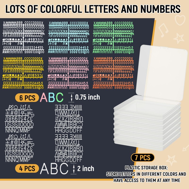 BBTO Large Felt Letter Board Sign 24 x 30 Inch,