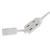 USW 16/2 15ft White Extension Cord with 3 outlets