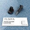 TUSITA Go'Pro Mount Adapter Compatible with CatEye Bicycle Light