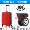Ailunate Suitcase, Caster Replacement, Tire Kit, Carrying Case, Wheels, Carrying